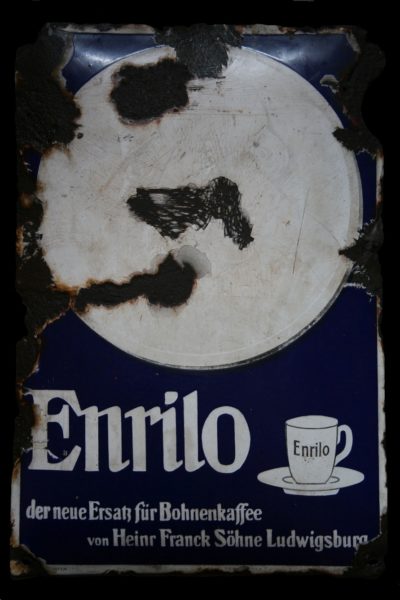Advertising signboard "Coffee Enrilo"