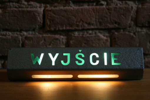 Cinema Sign “WYJŚCIE” (Eng. EXIT)