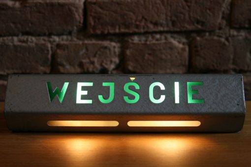 Cinema Sign “WEJŚCIE” (Eng. ENTRANCE)