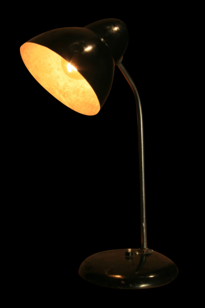 Vintage Polish Table Lamp from 1940s