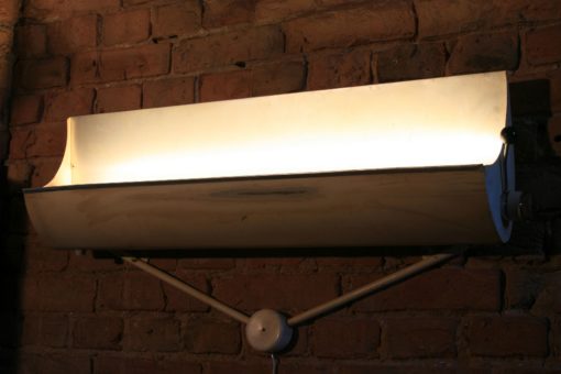 Vintage Polish Wall-Ceiling Fluorescent Lamp