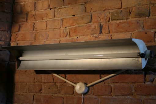 Vintage Polish Wall-Ceiling Fluorescent Lamp