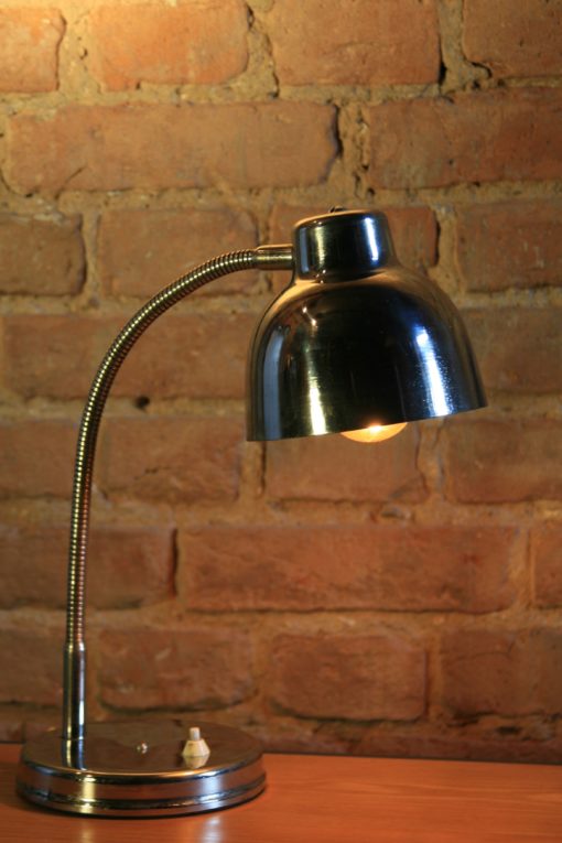 Polish Table Lamp in Chrome